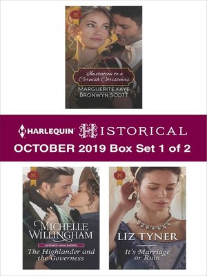 cover image of Harlequin Historical October 2019--Box Set 1 of 2